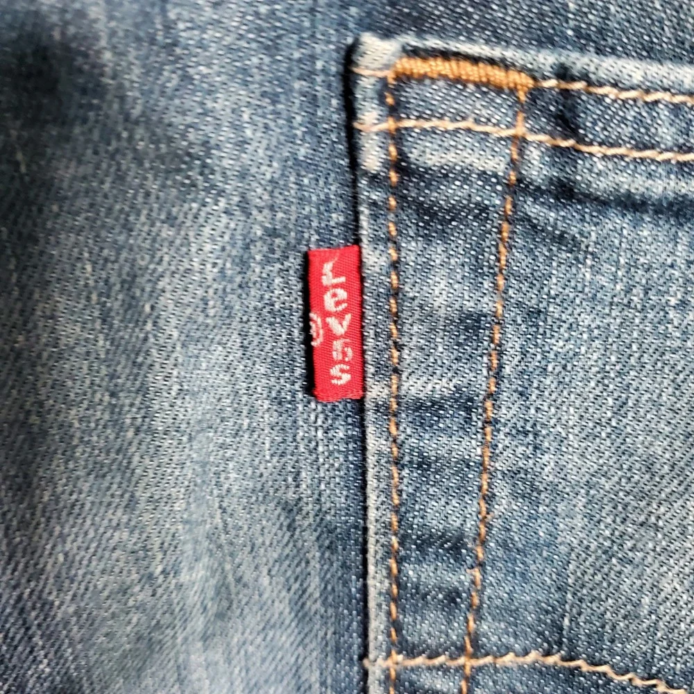 Levi's 513‎ Slim Straight Jeans Mens 32x32 Blue Denim Casual Classic Streetwear